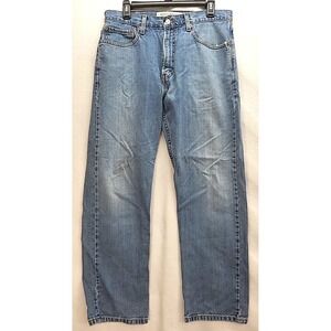 Vintage Mens Levis 505 Jeans Regular Fit  34x30 Grunge 90s Streetwear Distressed